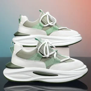 Luxury Men's Sneakers Designer Platform Men Running Shoes Quality Comfortable Casual Shoes Lace-Up Men Sport Shoes tenis hombres