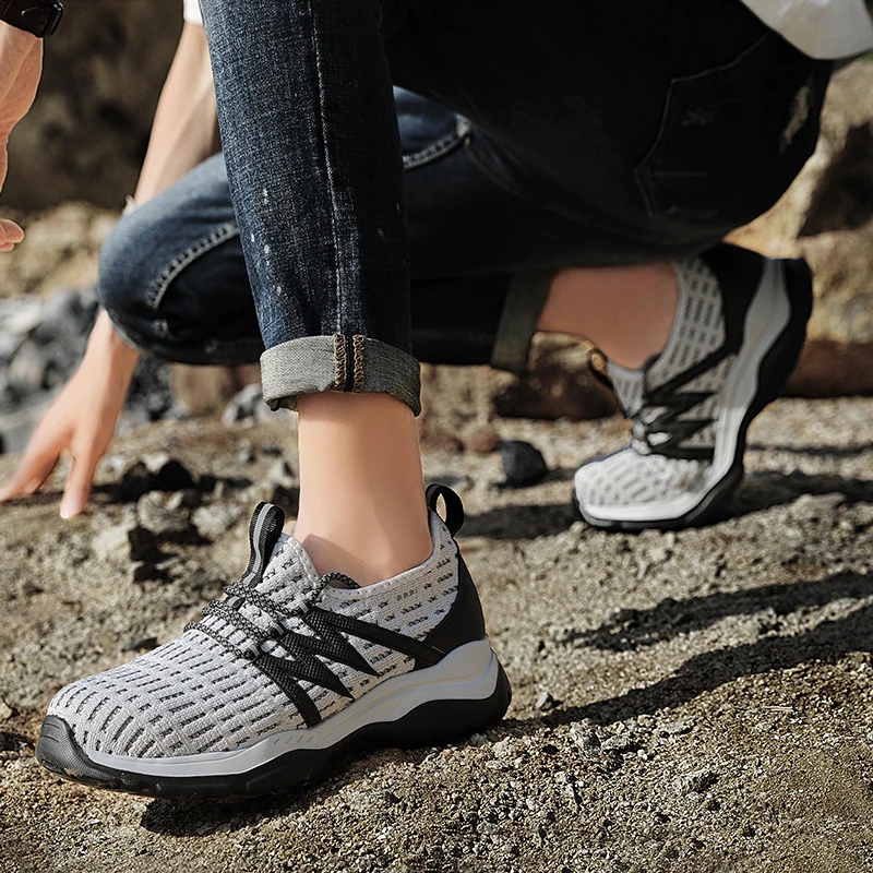 Men's Military Tactical Boots Army Boots Men Side Zipper Military Boots Men Anti-Slip Ankle Boots Work Safety Shoes Hiking Shoes - Image 5