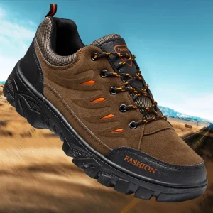 Outdoor Hiking Trekking Mountain Sports Shoes for Men Camping Hunting Walking Shoe Breathable Cushioning Nonslip Travel Sneakers