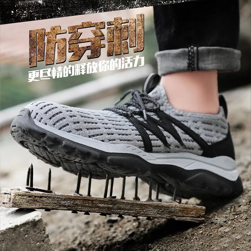 Men's Military Tactical Boots Army Boots Men Side Zipper Military Boots Men Anti-Slip Ankle Boots Work Safety Shoes Hiking Shoes